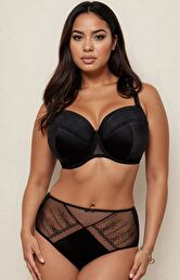 Czarny biustonosz usztywniany VB-430