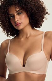 Esotiq biustonosz super push-up beżowy Shapy 43915-80X