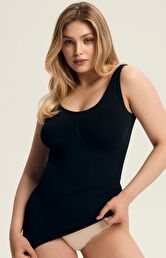 Esotiq koszulka modelująca czarna Shrinky 43951-99X