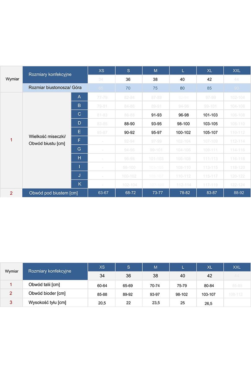 Feba wzorzysta góra stroju kąpielowego FG161/869 | multicolour | Intymna.pl