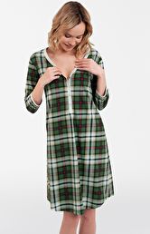 Koszula nocna damska z rękawem 3/4 Asama