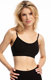 Biustonosz miękki z wkładkami czarny Bamboo Lounge Bra