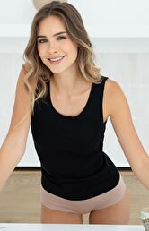Julimex koszulka na ramiączkach czarna Cotton Mood Tank Top