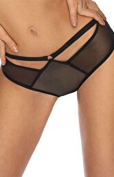 Czarne stringi damskie Aggie S-0193/4