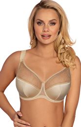 Biustonosz półusztywniany semi-soft beżowy Maxi VB-425